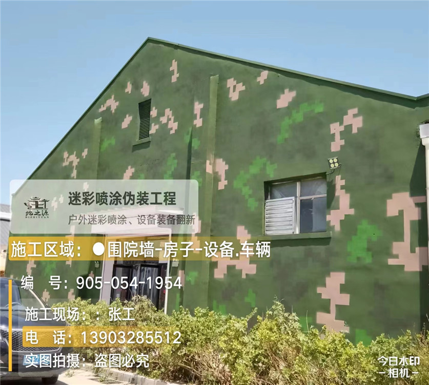 朝阳外墙数码迷彩漆施工报价清单(100㎡标准墙面测算)